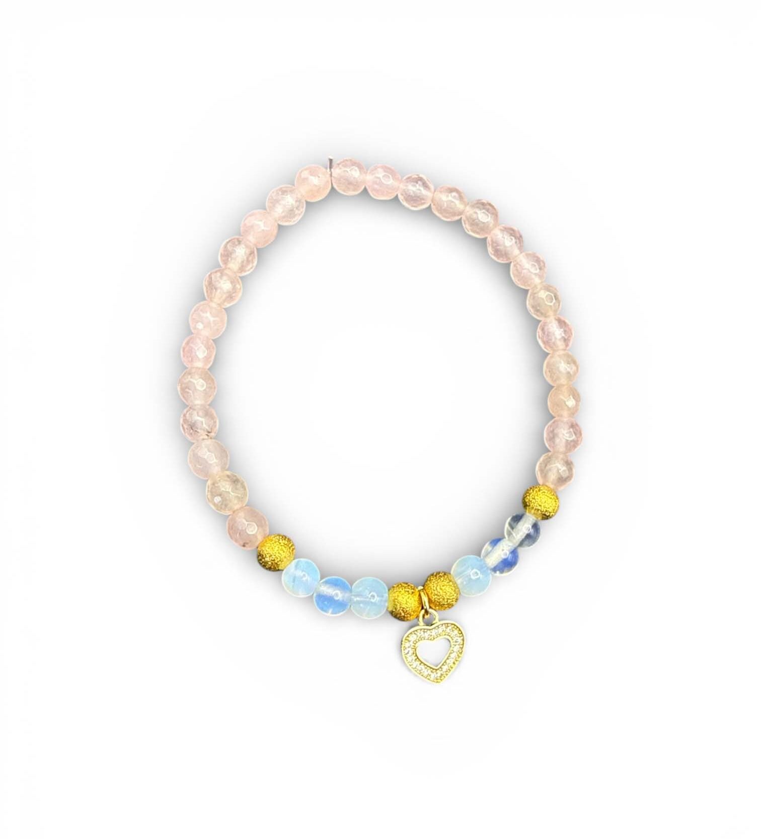 Südame avaja - Roosa kvarts ja opaal - L